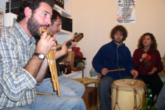 Guitarreada en La Casita con Rubén Lanzieri 2003