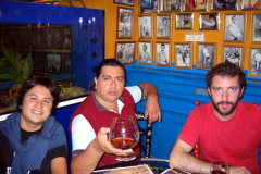 Con el Pulpo y Armando en una taberna taurina 2006