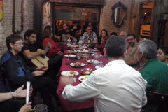 2015 Cena-guitarreada con Peteco, Homero y Martina